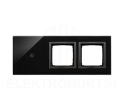 Simon Touch ramki Panel dotykowy S54 Touch, 3 moduły, 1 pole dotykowe + 2 otwory na osprzęty S54, zastygła lawa DSTR3100/73