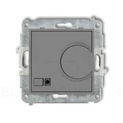 MINI Regulator temperatury elektroniczny z czujnikiem podpodłogowym szary mat 27MRT-1