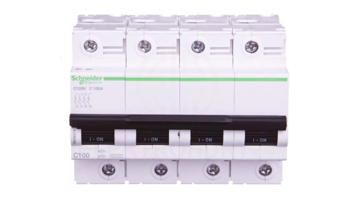 Wyłącznik nadprądowy 4P C 100A 10kA AC C120N A9N18374
