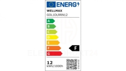 Oprawa downlight wpuszczana okrągła 12W 960 lm Neutralna 4000K / GOL1DLRRN12