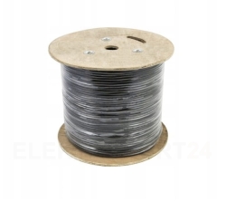 Kabel koncentryczny F690BV + żel Cu czarny