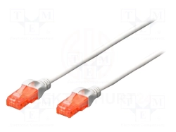 Kabel krosowy (Patch Cord) U/UTP kat.5e szary 1m DK-1512-010