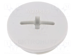 Zaślepka poliamidowa M20 IP68 SKINDICHT BLK-GL-M 20x1,5 + O-RING jasnoszara 52006127