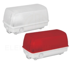 Oprawa Sezar czerwona IP44 D.3126