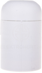 Oprawka izolacyjna FOBOS E14 z płaszczem gładkim biała OTE14-03/0/T