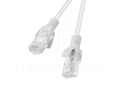Kabel krosowy patchcord U/UTP kat.5e 0,5m szary PCU5-10CC-0050-S