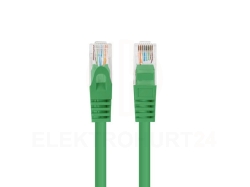 Kabel krosowy patchcord U/UTP kat.5e 0,5m zielony PCU5-10CC-0050-G