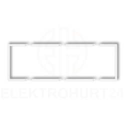 Ramka wypełniająca potrójna serii DECO czarny mat 12DRW-3