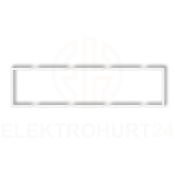 Ramka wypełniająca poczwórna serii DECO biały DRW-4