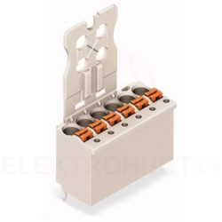 Gniazdo picoMAXeCOM raster 3,5mm 6-biegunowe z prostymi pinami lutowniczymi z płytką 2091-1156 /50szt./