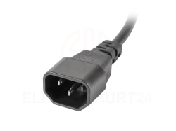 Listwa zasilająca RACK PDU 1U 10A 10xIEC C13 2m czarna C14 PDU-10I-0200-IEC-BK