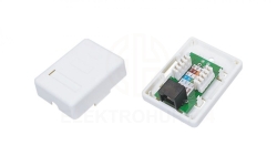 Gniazdo natynkowe UTP kat.5e 1xRJ45 GN001