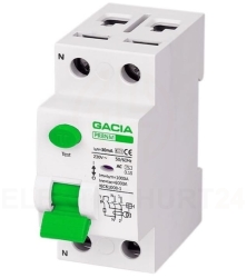 Wyłącznik różnicowoprądowy 6kA 2P 16A 30MA typ AC