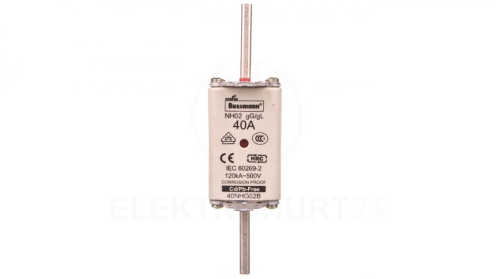 Wkładka bezpiecznikowa NH2 40A gL/gG 500V 40NHG02B