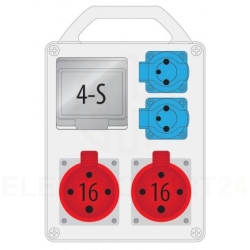 Rozdzielnica przenośna R-BOX 240R 4S 2x16A/4P 2x25