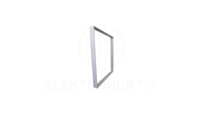 Rama montażowa do panelu LED 600x600 zatrzaskowa aluminium biała EC79026
