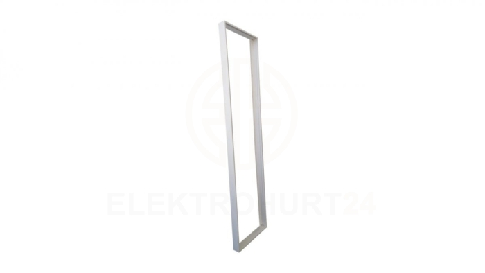 Rama montażowa do panelu LED 1200x300 zatrzaskowa aluminium biała EC79125