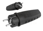 Wtyczka gumowa z/u 16A 250V IP44 LUX D.3158L