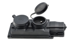 Listwa /rozgałęźnik/ do przedłużacza 2-gniazda z/u