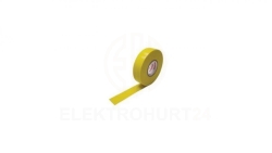 Taśma izolacyjna PVC 19mm 20m 328/0.18-19-20/YE żółta 416773