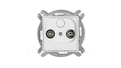 ICON Mechanizm gniazda abonenckiego RTV końcowego 2dB biały IG2K