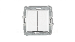 ICON Mechanizm łącznika świecznikowego biały IWP-2