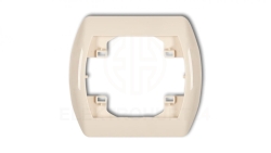 TREND Ramka pozioma pojedyncza beżowy 1RH-1