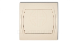 LOGO Łącznik jednobiegunowy beżowy 1LWP-1