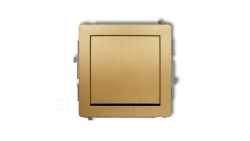 DECO Łącznik jednobiegunowy złoty 29DWP-1