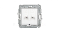 MINI Łącznik świecznikowy w stylu amerykańskim biały MWPUS-2