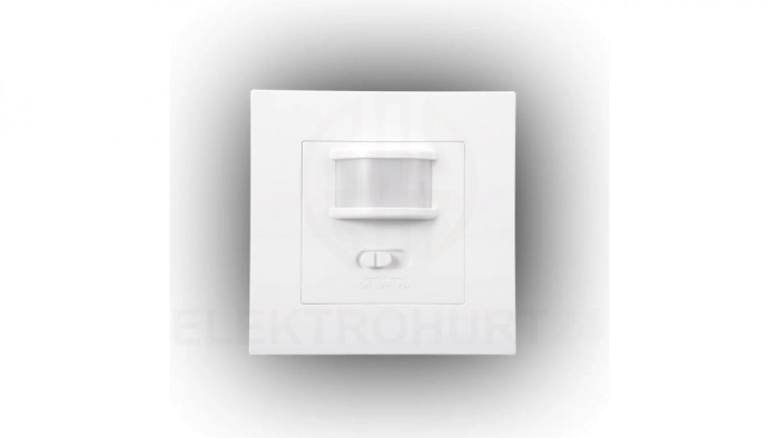 Czujnik ruchu na podczerwień 500W/200W podtynkowy IP20 zasięg 9m CR-IR1/KP/BIAŁY