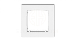 MINI Ramka uniwersalna pojedyncza z tworzywa biały mat 25MR-1