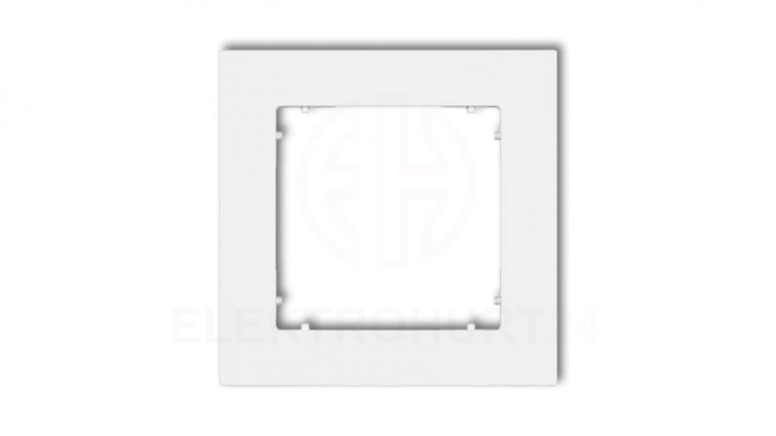 MINI Ramka uniwersalna pojedyncza z tworzywa biały mat 25MR-1