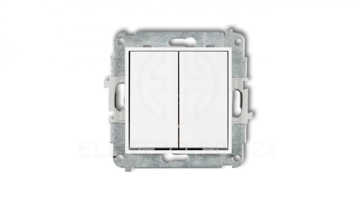 MINI Mechanizm łącznika świecznikowego biały mat 25MWP-2