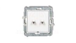 MINI Mechanizm łącznika świecznikowego w stylu amerykańskim biały mat 25MWPUS-2