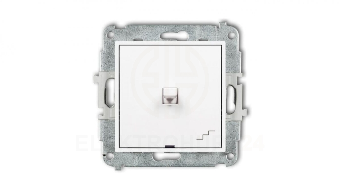 MINI Mechanizm łącznika schodowego w stylu amerykańskim biały mat 25MWPUS-3