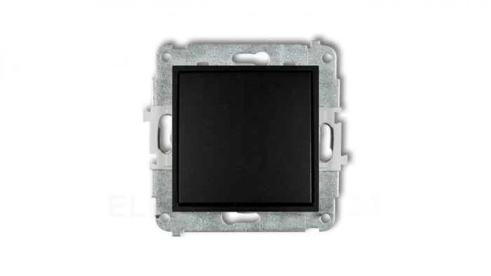 ICON Mechanizm łącznika jednobiegunowego czarny mat 12IWP-1