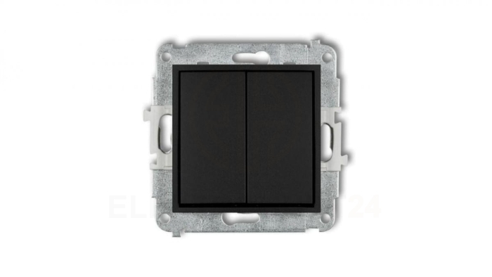 ICON Mechanizm łącznika świecznikowego czarny mat 12IWP-2