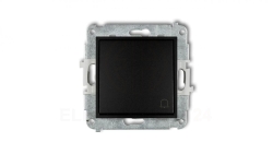 ICON Mechanizm łącznika zwierny dzwonek czarny mat 12IWP-4