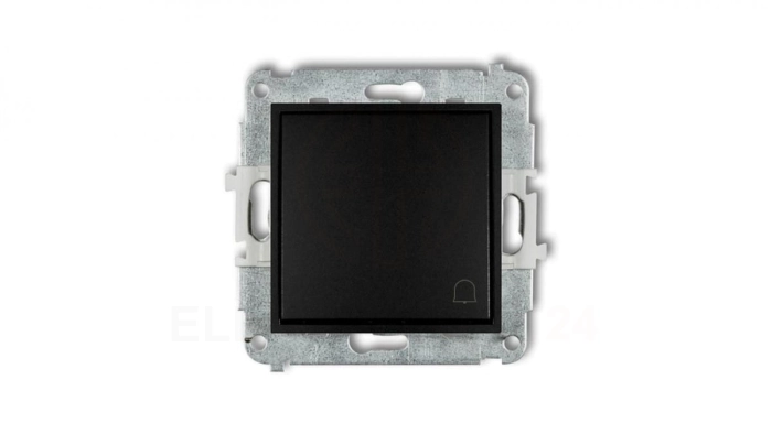 ICON Mechanizm łącznika zwierny dzwonek czarny mat 12IWP-4