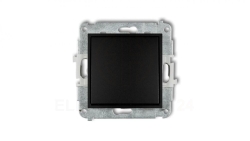 ICON Mechanizm łącznika krzyżowego (jeden klawisz bez piktogramu) czarny mat 12IWP-6.1