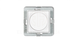 ICON Mechanizm elektronicznego regulatora oświetlenia przyciskowo-obrotowego do lamp LED biały mat 25IRO-2