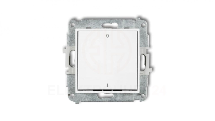 ICON Mechanizm łącznika dwubiegunowego biały mat 25IWP-9