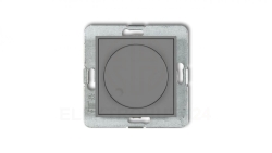 ICON Mechanizm elektronicznego regulatora oświetlenia przyciskowo-obrotowego szary mat 27IRO-1