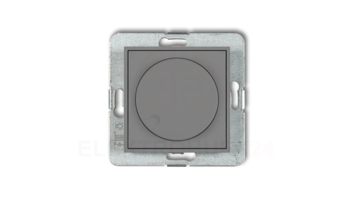 ICON Mechanizm elektronicznego regulatora oświetlenia przyciskowo-obrotowego szary mat 27IRO-1
