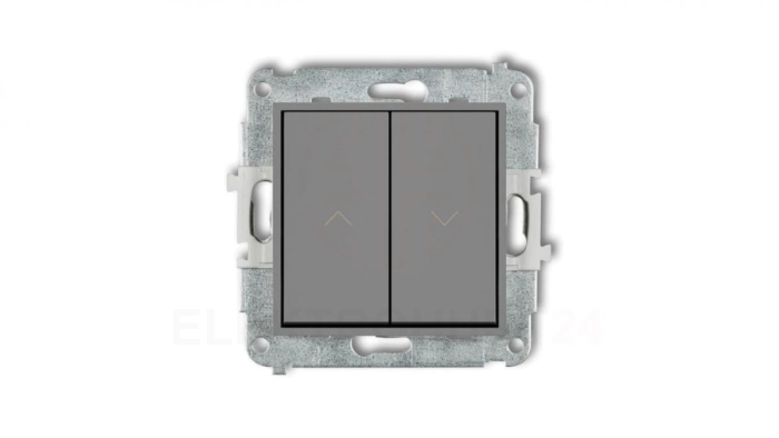 ICON Mechanizm łącznika żaluzjowego z podtrzymaniem szary mat 27IWP-88