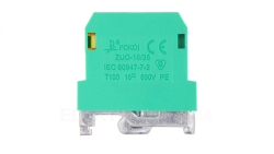 Złączka szynowa 2-przewodowa ochronna PE 16mm2 żółto zielona ZUO-16/35 A11-5E3Z