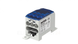 Blok dystrybucyjny - rozdzielczy OJL200A niebieski wej: 1xAl/Cu 10-70mm2 wyj: 6xCu 2,5- 16mm2 MAB1201B10