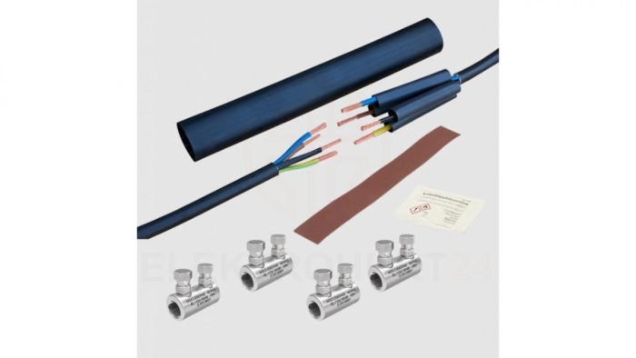Mufa kablowa termokurczliwa ze złączkami kablowymi ze śrubą zrywalną MSCS241 Al/Cu 95-240mm 1kV 4xśruba Al MSCS2404A00