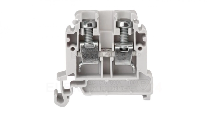 Złączka szynowa 0,5-10 mm2 szara ZG-G10 A11-8308